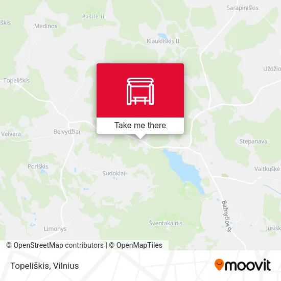 Карта Topeliškis