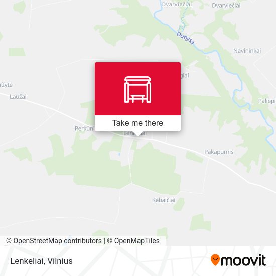 Карта Lenkeliai