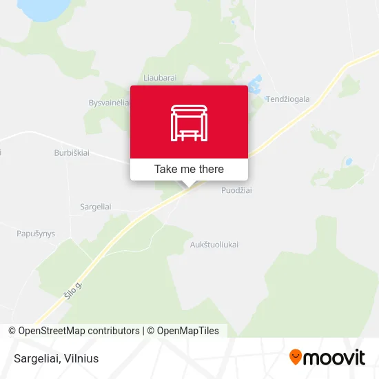 Карта Sargeliai