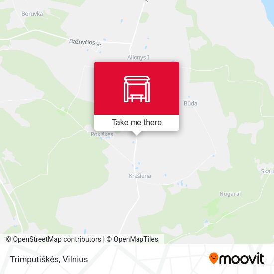 Карта Trimputiškės