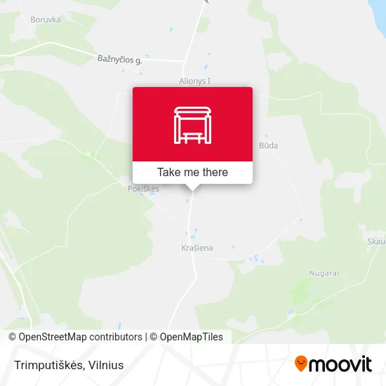 Карта Trimputiškės