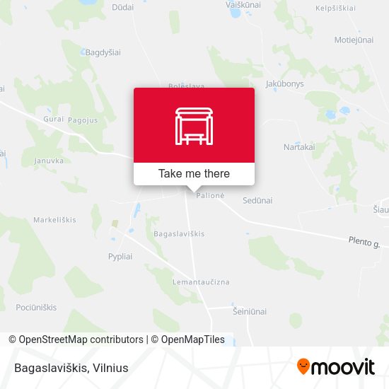 Карта Bagaslaviškis