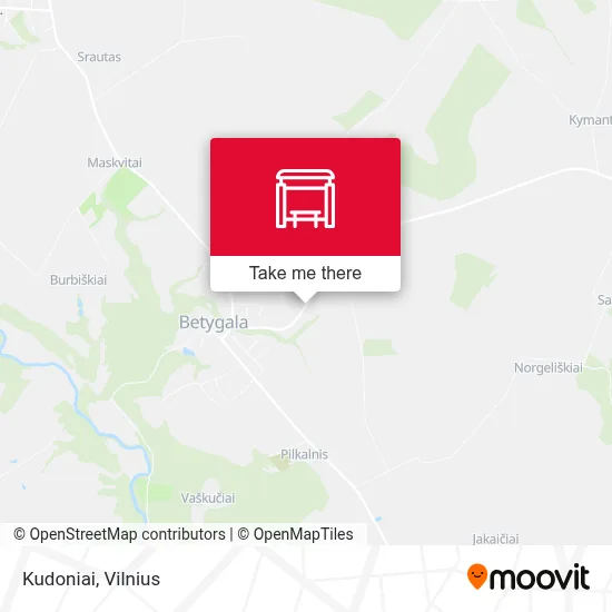 Kudoniai map