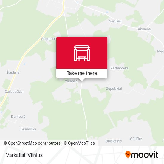 Карта Varkaliai