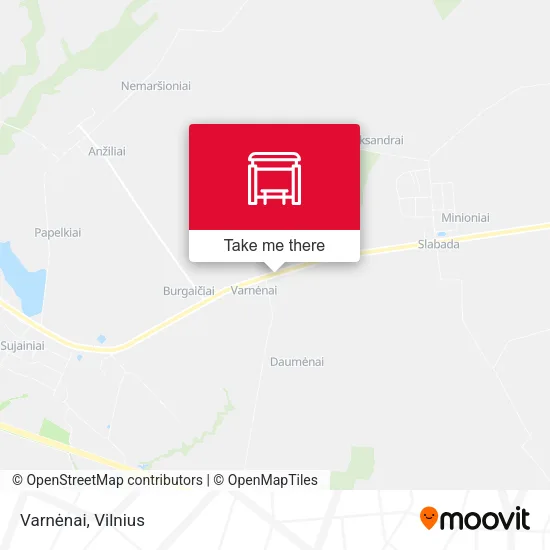 Карта Varnėnai