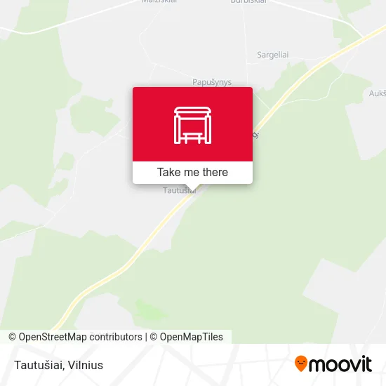 Карта Tautušiai