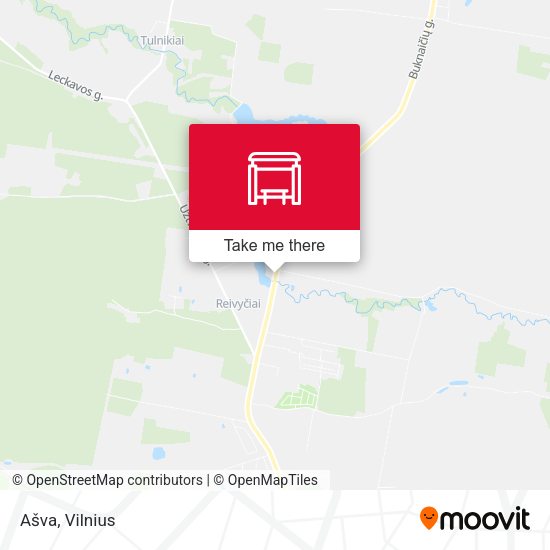 Карта Ašva