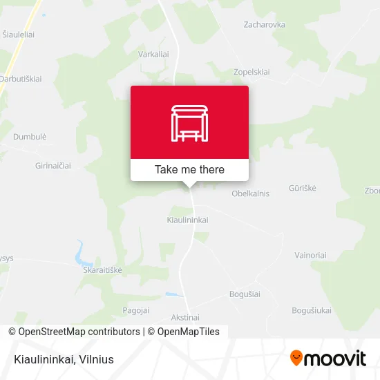Карта Kiaulininkai