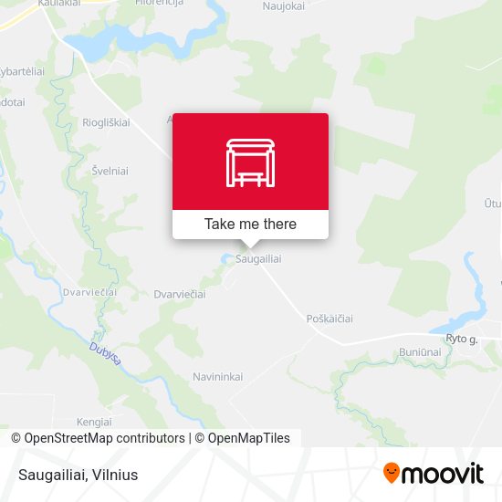Карта Saugailiai