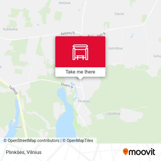 Карта Plinkšės