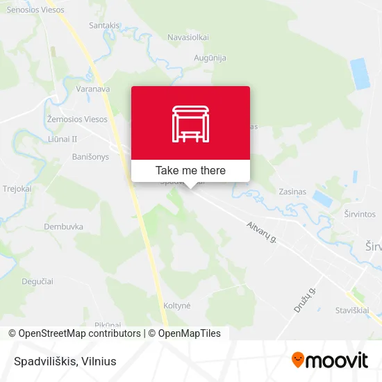 Карта Spadviliškis