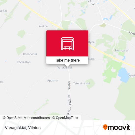 Карта Vanagiškiai