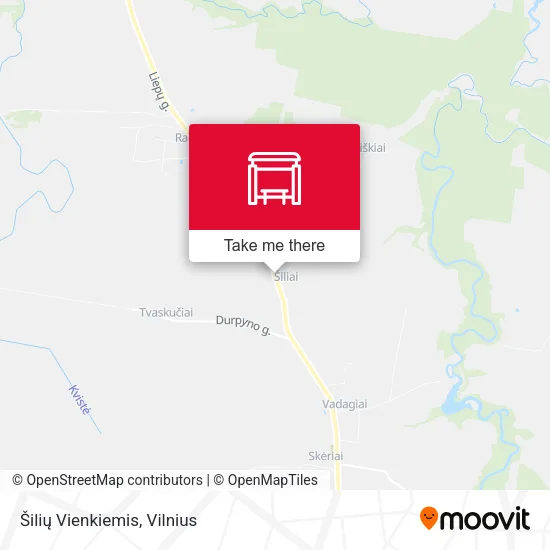 Карта Šilių Vienkiemis