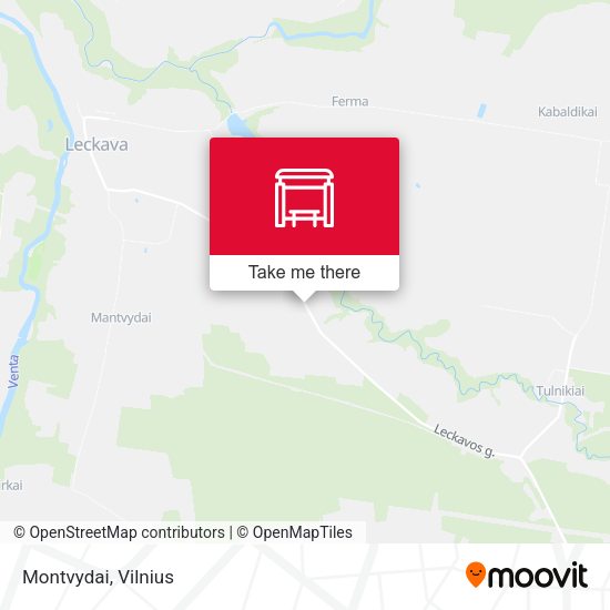 Карта Montvydai