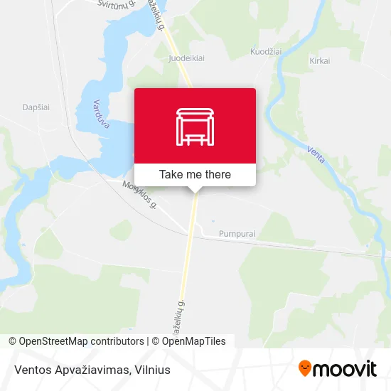 Ventos Apvažiavimas map