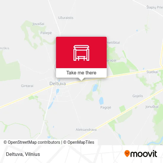 Карта Deltuva