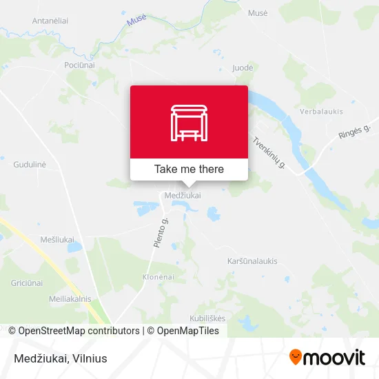 Карта Medžiukai