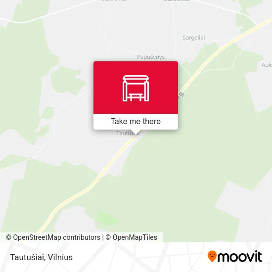 Карта Tautušiai