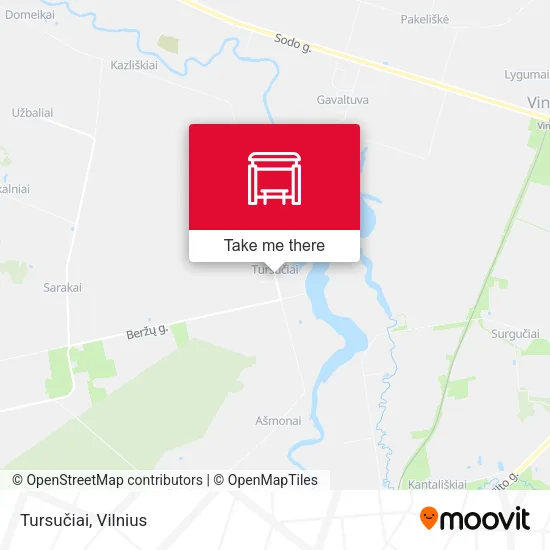 Карта Tursučiai