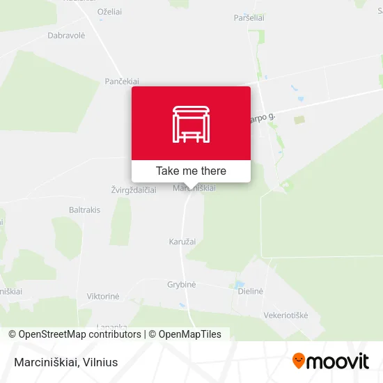 Карта Marciniškiai