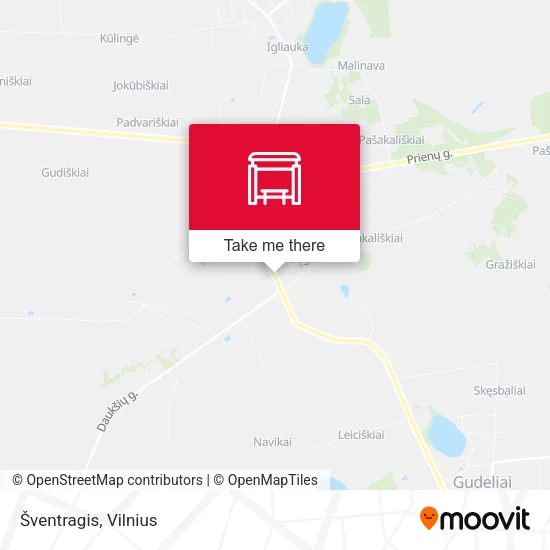 Карта Šventragis