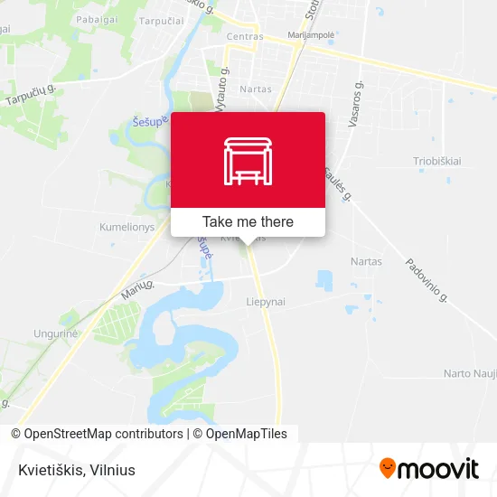 Карта Kvietiškis