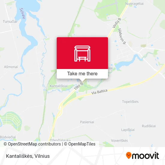 Карта Kantališkės