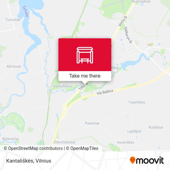 Карта Kantališkės
