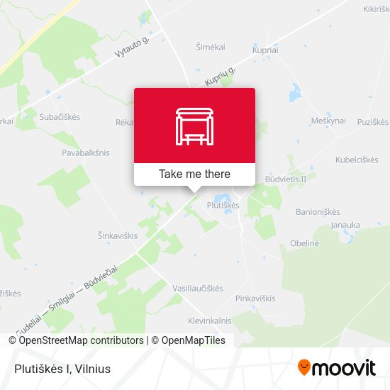 Карта Plutiškės I