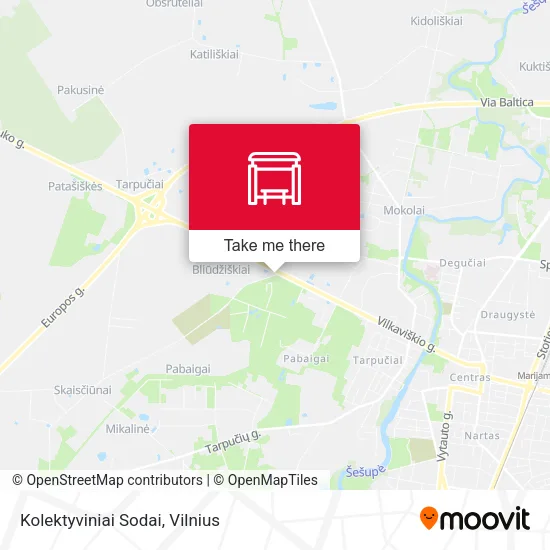 Карта Kolektyviniai Sodai