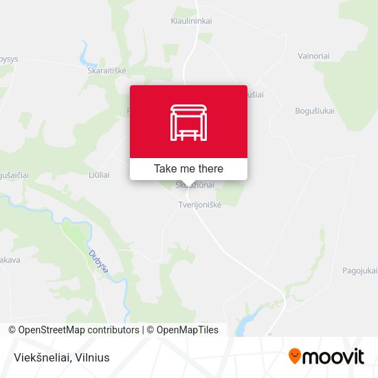 Карта Viekšneliai
