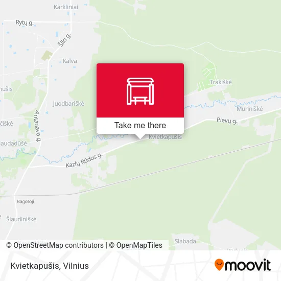 Карта Kvietkapušis