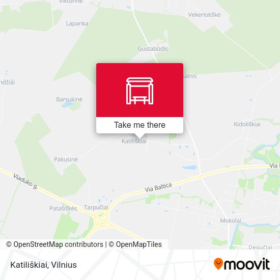Карта Katiliškiai