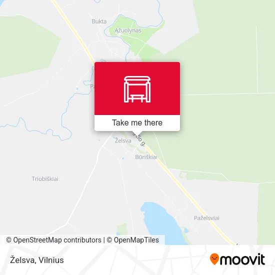 Карта Želsva