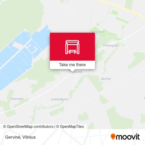 Карта Gervinė