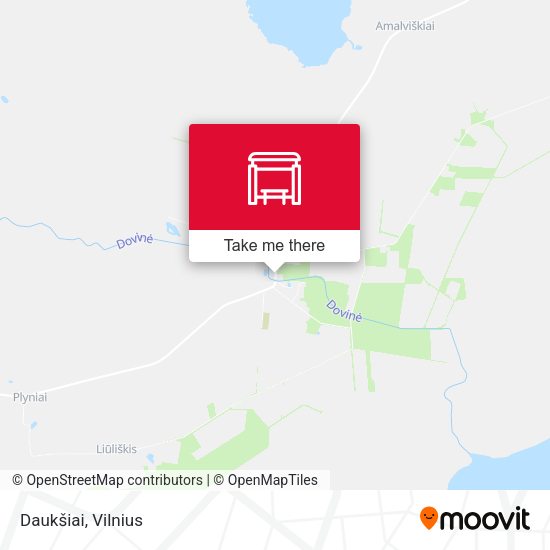Карта Daukšiai