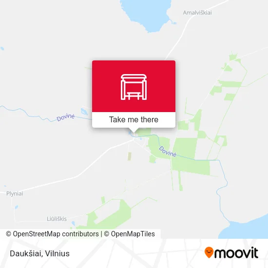 Карта Daukšiai