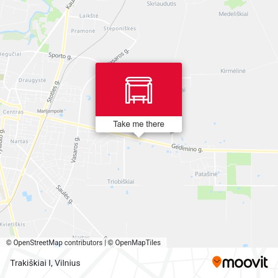 Карта Trakiškiai I