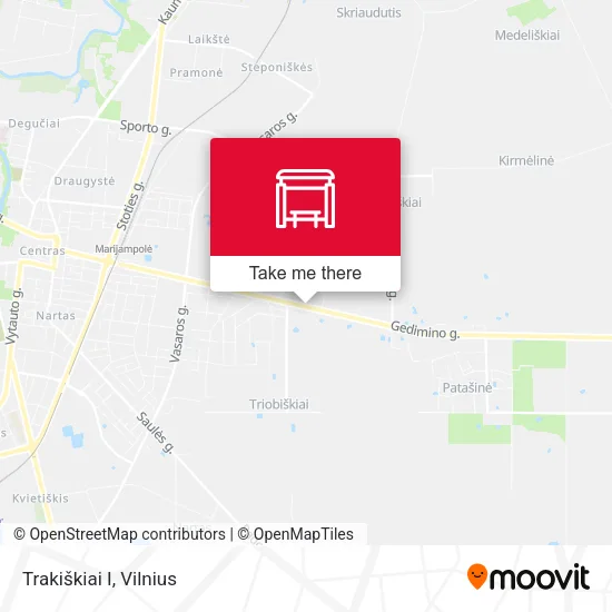 Карта Trakiškiai I