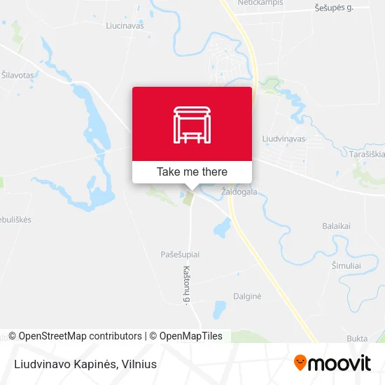 Карта Liudvinavo Kapinės