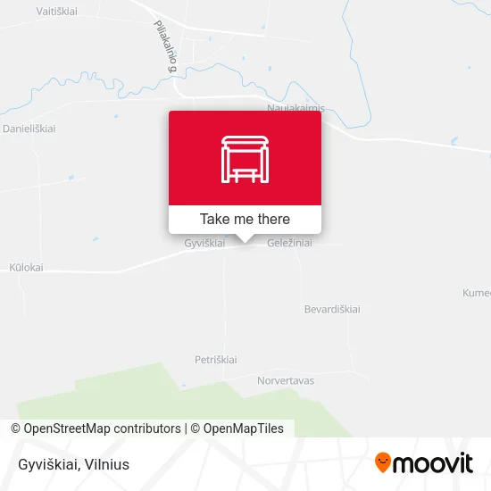 Карта Gyviškiai
