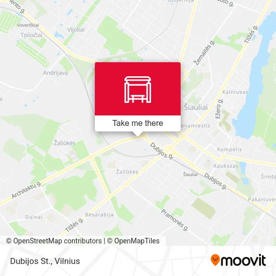 Карта Dubijos St.