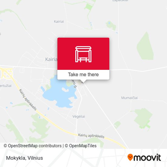 Карта Mokykla
