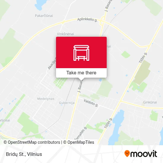 Bridų St. map