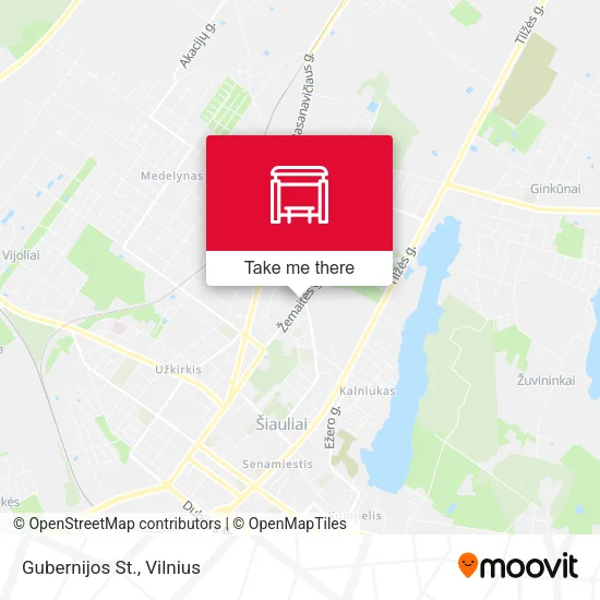 Карта Gubernijos St.