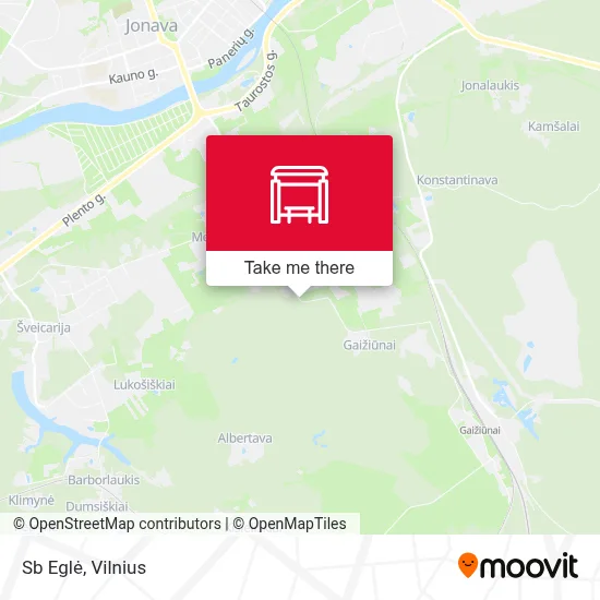 Sb Eglė map