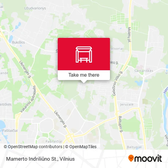Mamerto Indriliūno St. map