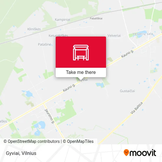 Gyviai map