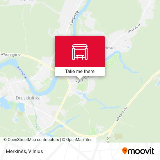 Merkinės map