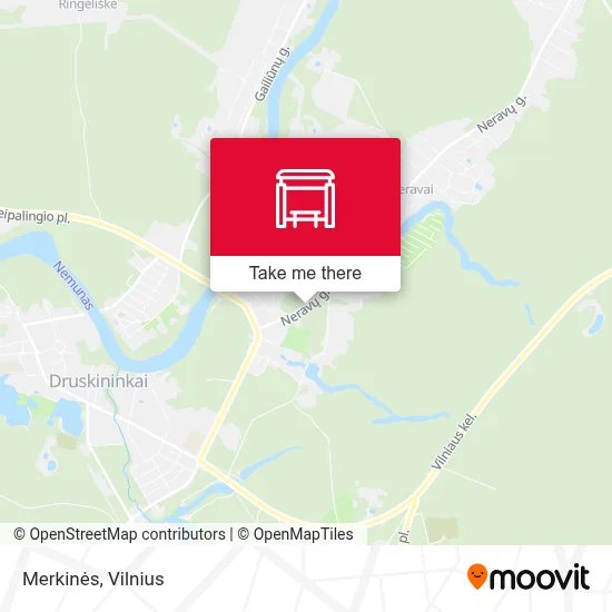 Merkinės map
